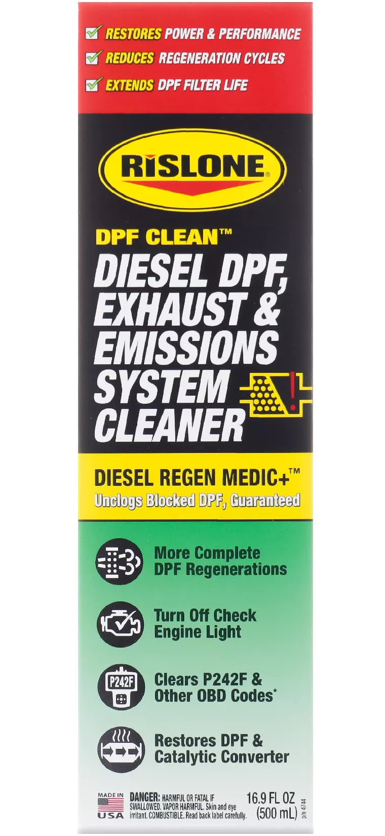 Dizel DPF Egzoz ve Emisyon Sistemi Temizleyici